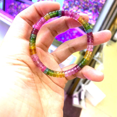Ein guter Preis. Chinesischer Schmuck Naturstein Turmalin Maiglöckchen Blumen Anhänger Armband Damen Unisex Einfaches Zahlenmuster Hochzeits-Schmuck Online