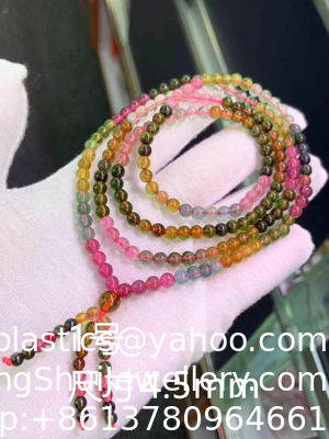 Ein guter Preis. Mehrfarbige Turmalin Jade Abakus Rondell Perlen Armband Halskette Damen Zubehör Schmuck Sets Kristall Perlen Armbänder Stein Schmuck für Frauen Online