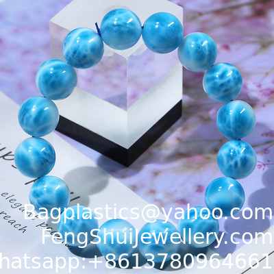 Good price Natural Dominican Sea Stone Bracelet Larimar Bracelet Needle Sodium Calcium Stone Sea Stone Men And Women One Item One Picture online