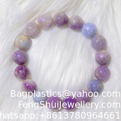 Good price Natural Purple Sodium Bracelet For Women Blue-Green Sodium Semi-Precious Stone Bracelet Hackmanite Turns Purple In The Sun online