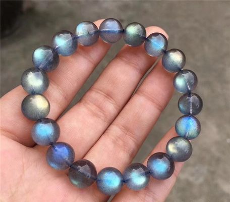 Ein guter Preis. Natürliches Aquamarin-Kristallarmband Adleraugenstein Weißes Kristall-Mondstein-Armband Damen Topas Vollkörper-Kuhnasen-Weißkristall Online