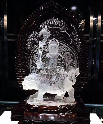 Good price Natural White Crystal Mahasthamaprapta Bodhisattva Ornaments White Crystal Avalokitesvara Bodhisattva Crystal Raw Stone Ornaments online