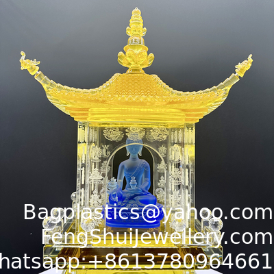 Ein guter Preis. Kristallpagode Großhandel Steckdose mit LED Farbenleucht für die Anbetung Pagoda Ornamente Ruyi Pagoda Kristall Handwerk Online