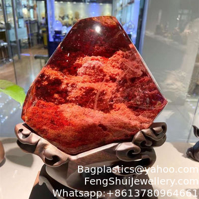 Bon prix Cheveux Naturels Cristal Titane Cristal Fleur Pierre Ornementale Pierre de Paysage Cristal Pierre Brute Shunfa Pierre Nue Cheveux Cristal Fleur Titane Cristal Ornements en ligne