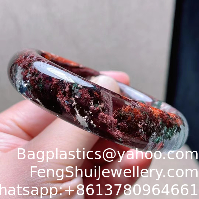 Good price Brazilian Natural Color Ghost Bracelet, Green Ghost Thousand-Layer Ghost Cornucopia Crystal Ghost Raw Stone Bracelet Hair Crystal Titanium Crystal Raw Stone Bracelet online