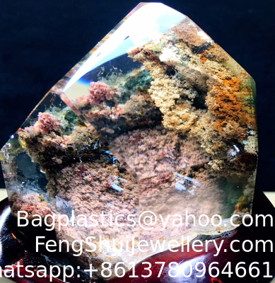 Good price Natural White Crystal Column Mineral Mark, Raw Crystal Hexagonal Column Portable Ornaments, Ghost Landscape Stone Ornamental Stone, Thousand-Layer Mountain Treasure Pyramid, Raw Stone Ornaments online