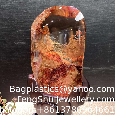Good price Natural Hair Crystal Titanium Crystal Flower Ornamental Stone Landscape Stone Crystal Raw Stone Shunfa Naked Stone Hair Crystal Flower Titanium Crystal Ornaments online