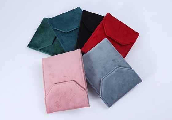 Good price Elegant Luxury Noble Eco Friendly Biodegradable Velvet Pearl Necklace Storage Bag Ring Earring Set Velvet Bag Fashion Dust-Proof Pendant Storage Set Bag online