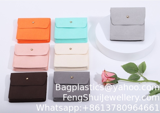Good price Magnetic Buckle Microfiber Jewelry Bag Velvet Bag Jewelry Accessories Velvet Bag Double-Sided Microfiber Ring Bracelet Jewelry Storage Bag online
