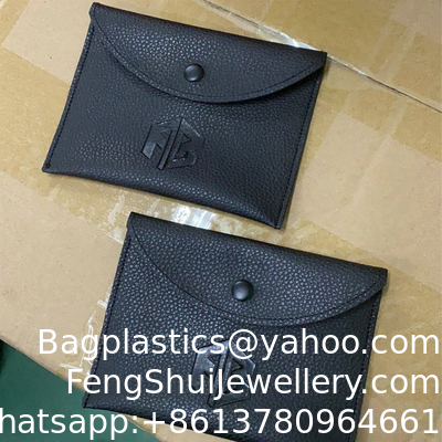 Good price Wholesale Flap Jewelry Leather Snap Bag Flap Leather Bag Gift Jewelry Waterproof Bag Necklace Bag Earring Bag Leather Flap Bag online