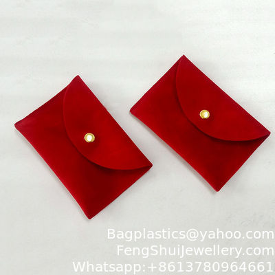 Buen precio Los fabricantes suministran bolsa de solapa de terciopelo, bolsa de terciopelo para joyas, bolsa de joyería con solapa, almacenamiento fresco y compacto en línea