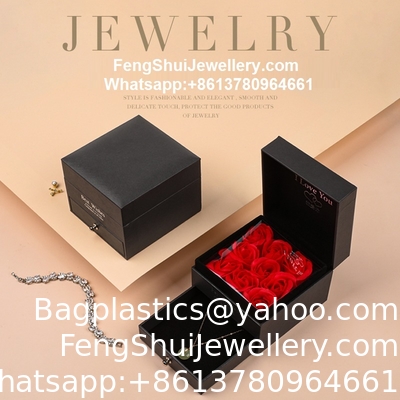 Good price Necklace Gift Box, Jewelry Box, Valentine'S Day Gift Box Jewelry Gift Box, Drawer-Style Necklace Box, Romantic Gift Box, Valentine'S Day Birthday Jewelry Box Double-Door Ring And Necklace Jewelry Box online