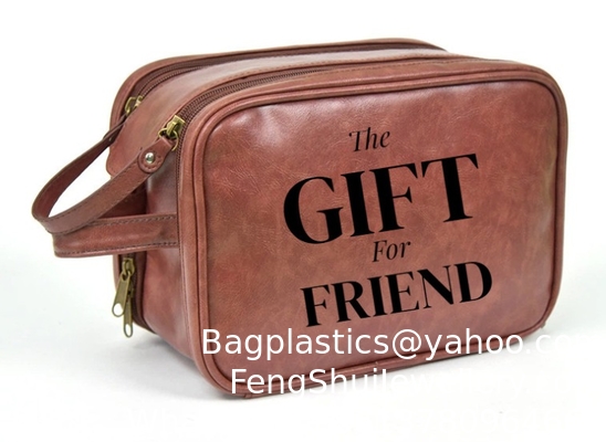 Good price New Cowhide Pattern Toiletry Bag For Business Trip, Travel, Cosmetics And Bath Supplies Waterproof Storage Bag online
