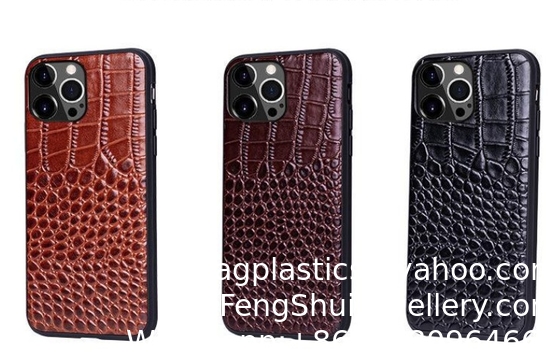 Good price Feng Shui Bagua For Apple IPhone 15/14 13 Hands Mobile Phone Case Full Leather Crocodile Upper And Lower Pattern Protective Cover online