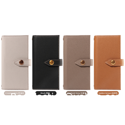 Bon prix Convient à l'iPhone 17 Pro Max première couche étui pour téléphone portable en cuir de vache Apple 17 portefeuille Lanyard slot de carte étui en cuir haut de gamme en ligne